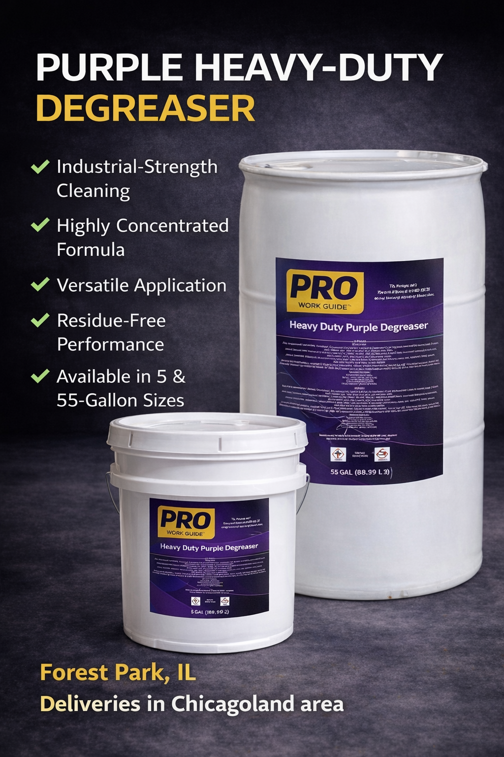 Purple Heavy-Duty Degreaser – 5 Gallon & 55 Gallon