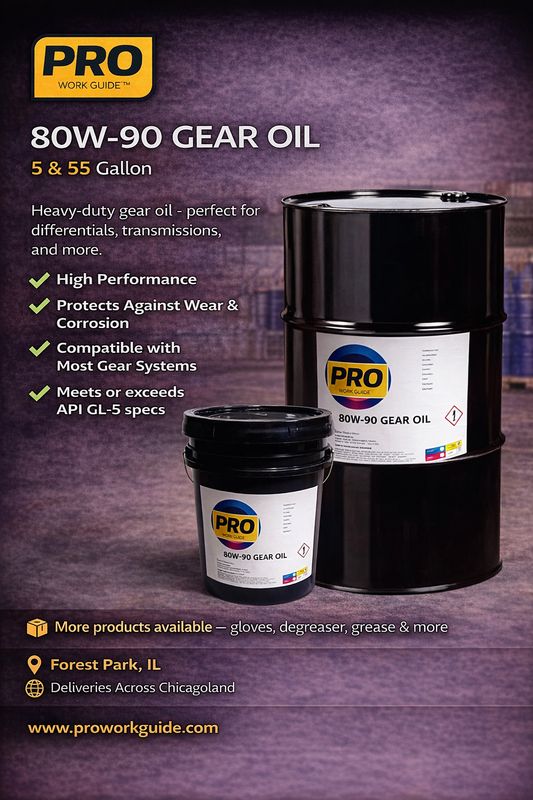 Semi-Synthetic 80W-90 Gear Oil – 5 & 55 Gallon